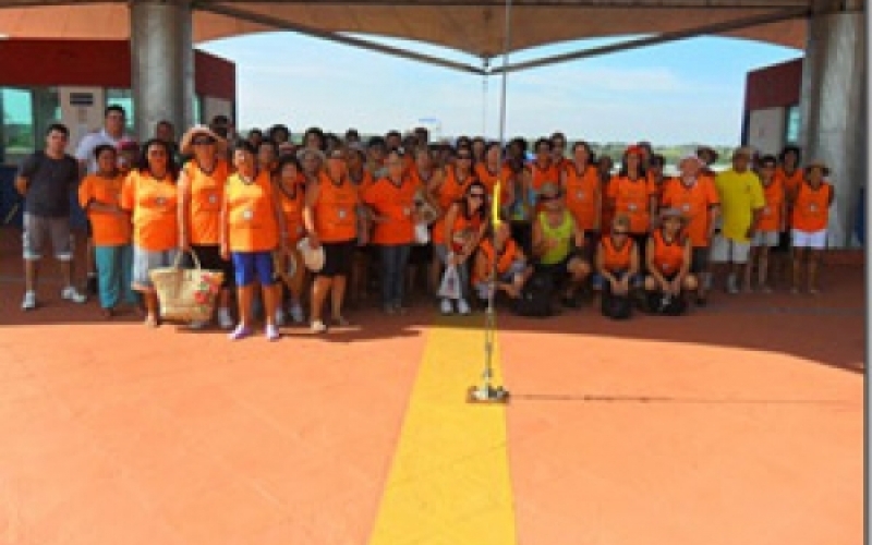 Grupo do Projeto Diga Sim a Qualidade de Vida, Piquerobi Saudável realiza passeio