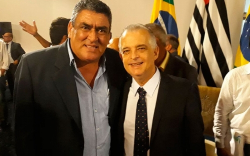 No Palácio dos Bandeirantes, Dudu pede verba para infraestrutura.