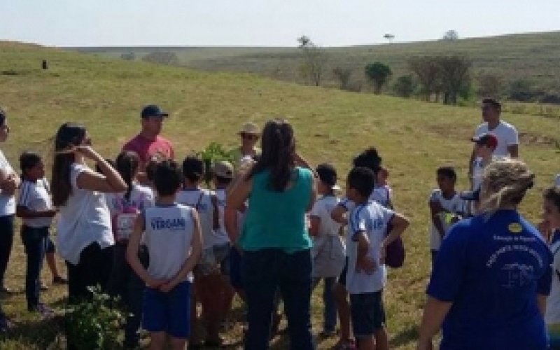 Na Semana das Árvores, 300 mudas forão plantadas em Piquerobi